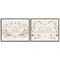 Stupell Industries Comforting Confident Phrases 2pc Framed Giclee Wall Art Set Design by Kim Allen